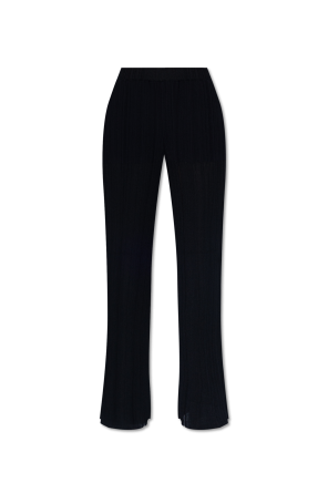 JIL SANDER Wool pants with flared legs | Women's Clothing